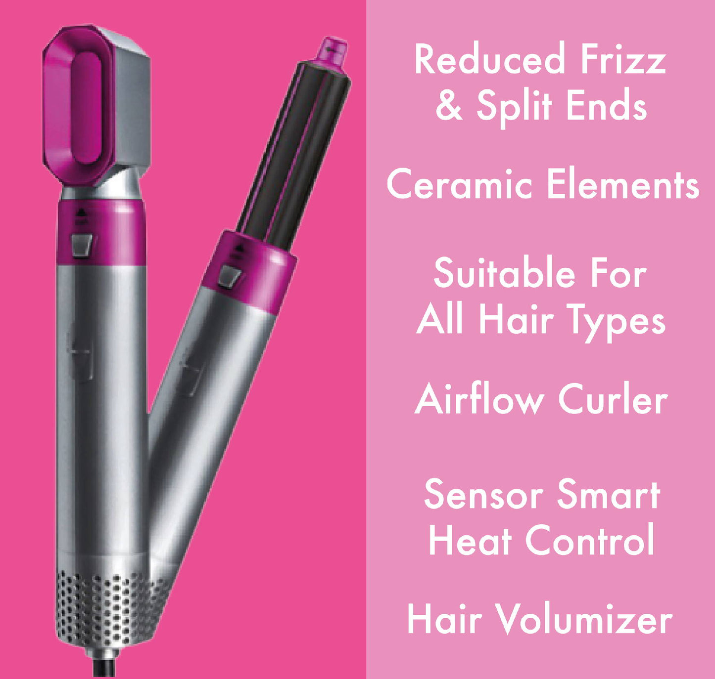 Hush Club™ 5 in 1 Professional's Choice Hair Styler