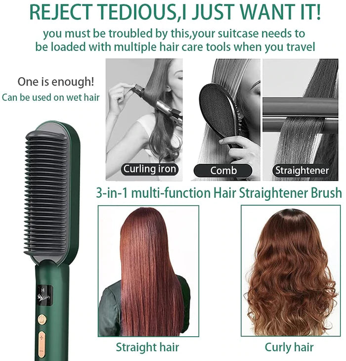 Hush Club™ Hair Straightener Comb