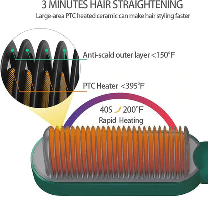 Hush Club™ Hair Straightener Comb