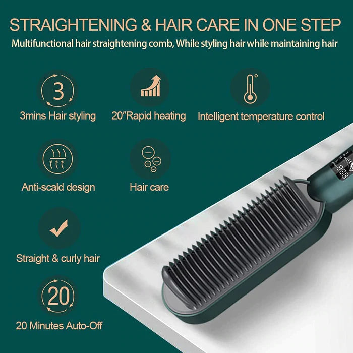 Hush Club™ Hair Straightener Comb