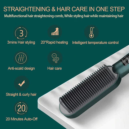 Hush Club™ Hair Straightener Comb