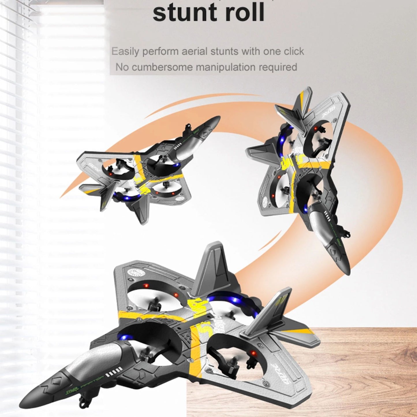Hush Club™ Jetfighter Quadcopter Drone