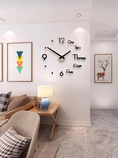 Hush Club™ Modern Acrylic Clock